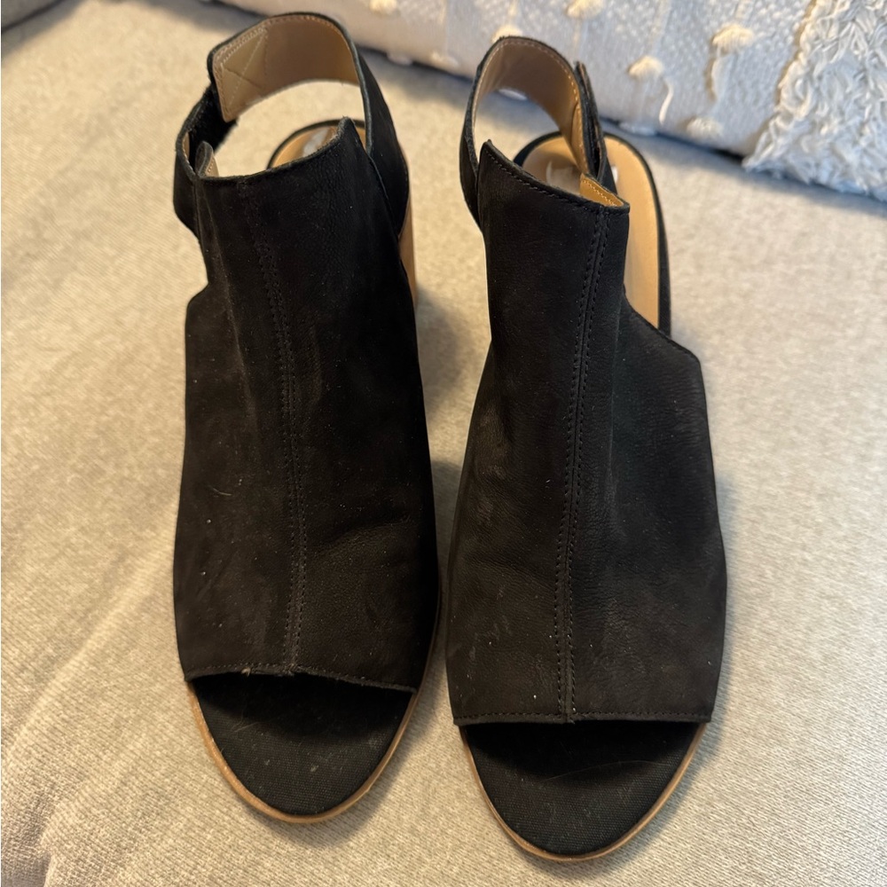 Franco Sarto Black Heeled Sandal